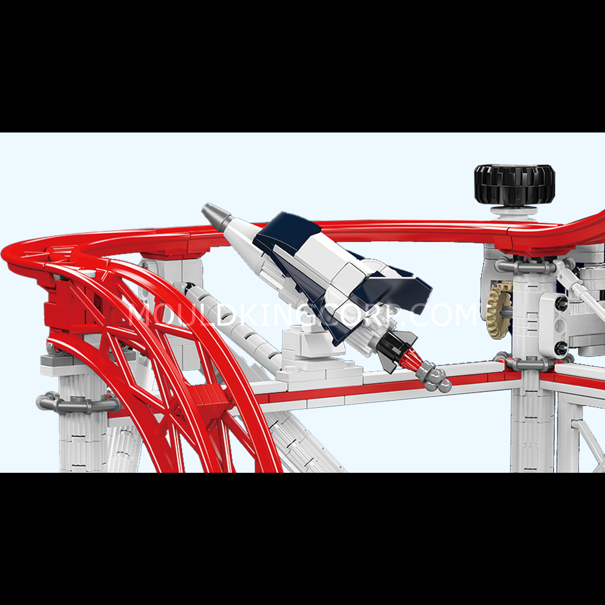 MOULD KING 11014 Motorized Roller Coaster Building Set - 3,646 Piece STEM Toy for Adults & Teens - DIY Model Kit for Home Decoration & Gift Giving