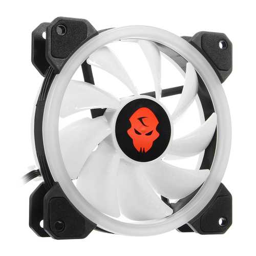 Coolmoon 6-Pack 120mm RGB LED PC Case Fans with Adjustable Speed & IR Remote Control - Perfect for Gaming PC Builds, Computer Cooling & Custom RGB Lighting Setups