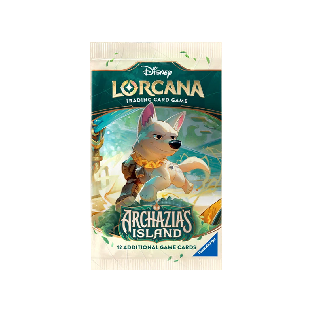 Disney Lorcana Archazia’s Island Booster Pack - Collectible Trading Card Game for Kids & Adults - Perfect for Game Nights, Gifts, and Disney Fans