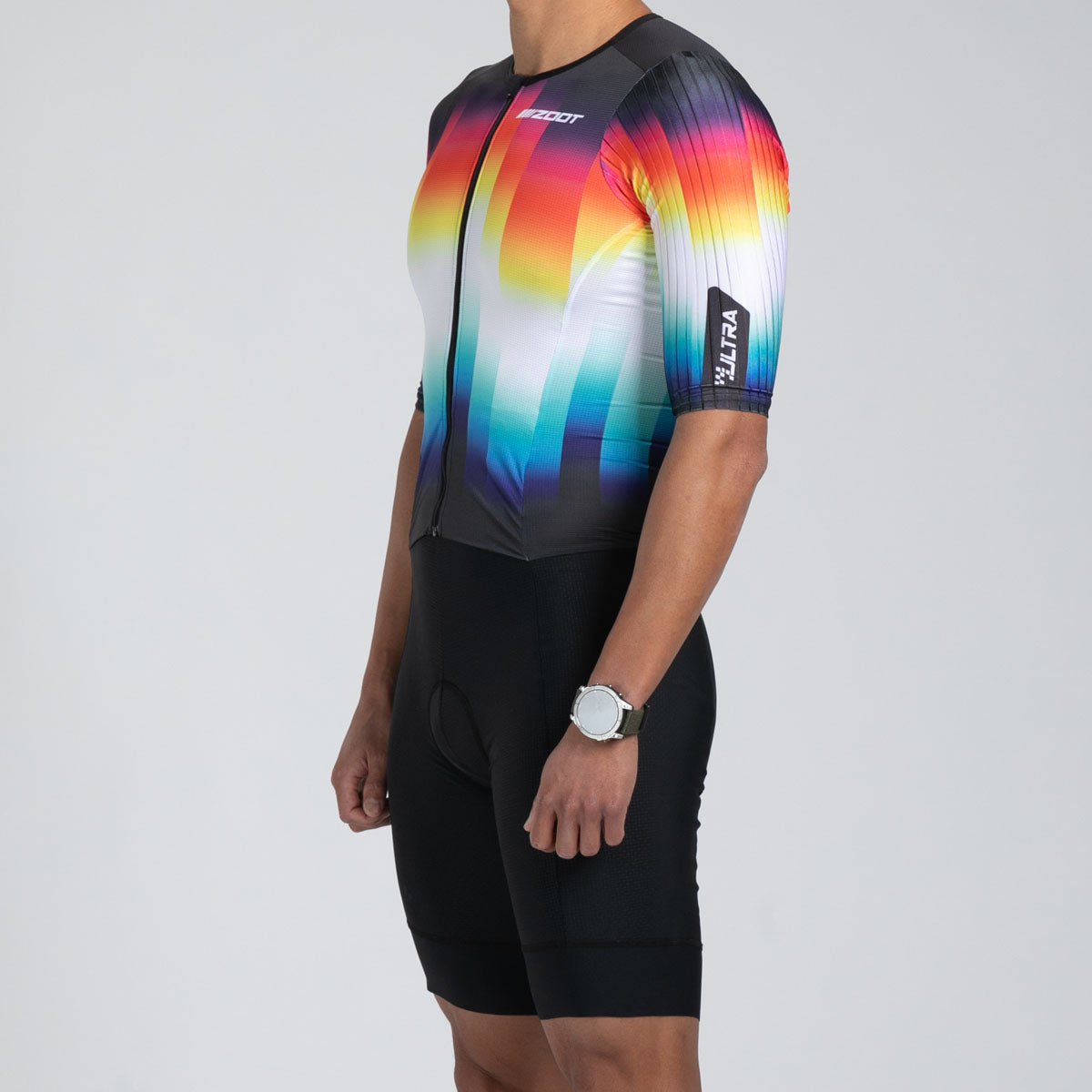 Men's Ultra Tri P1 Racesuit - High-Performance Triathlon Suit for Competitive Swimming, Cycling & Running | Ideal for Triathletes & Endurance Athletes