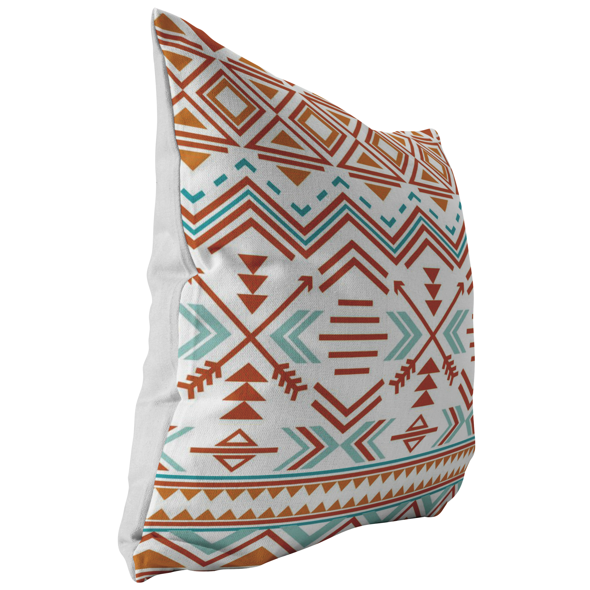 Southwestern Accent Pillow - Decorative Throw Cushion for Sofa, Bed & Chair - Boho Chic Home Decor for Living Room & Bedroom