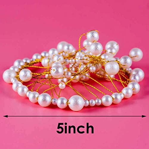Golden Crown Cake Topper for Girls Birthday Party Decorations - Elegant Cake Decor for Princess Theme, Baby Shower, Bridal Shower & Special Occasions (Pack of 1)