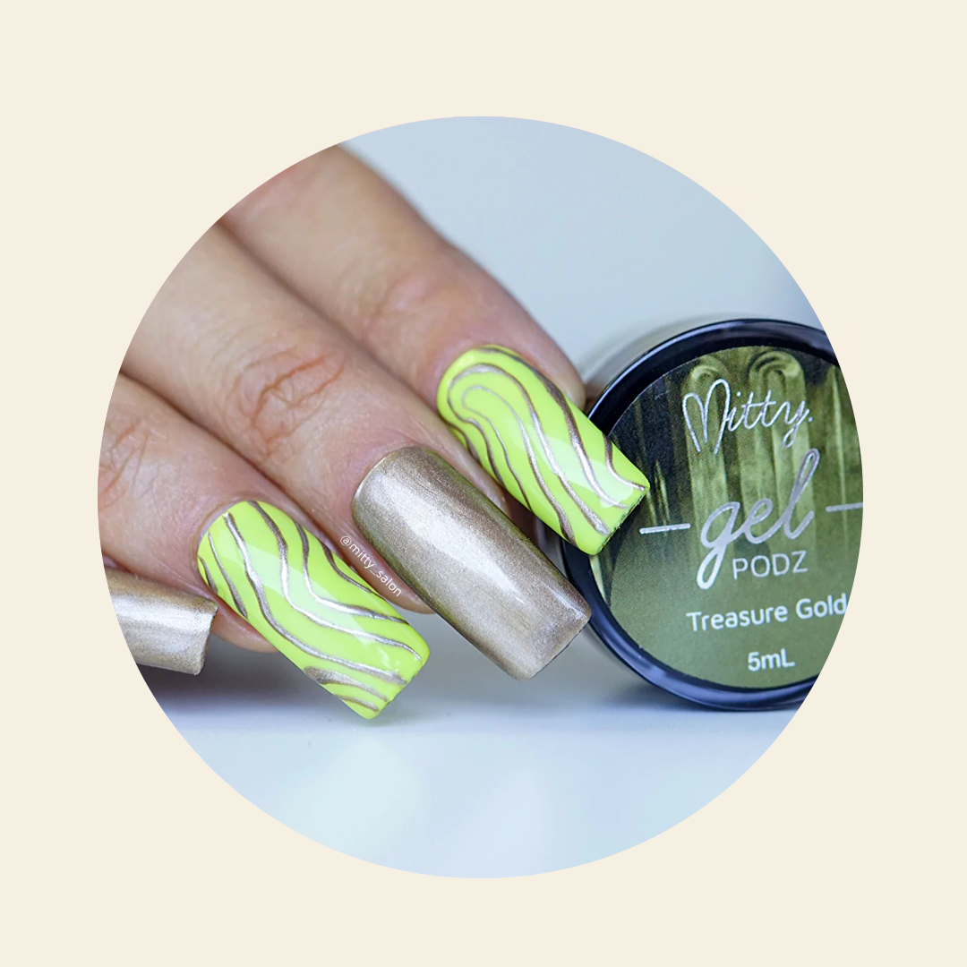 Mitty Pure Color Avocado Smash 15ml - Natural Nail Polish for Women, Vegan & Cruelty-Free - Perfect for Manicures, Pedicures & At-Home Nail Care