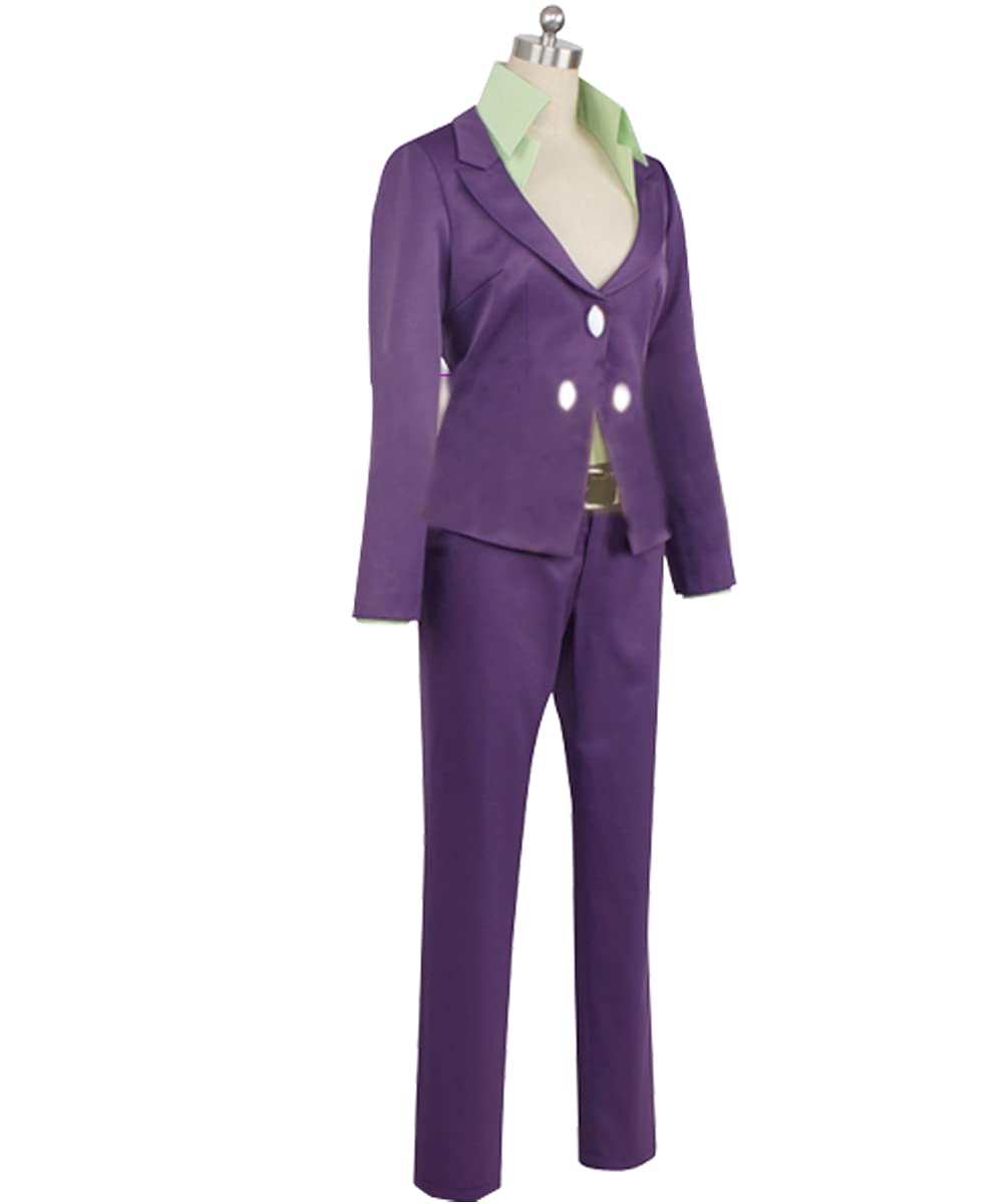 Premium Anime Cosplay Costume - Shion Purple Suit with High-Quality Fabric | Perfect for Halloween, Comic Con, and Cosplay Events