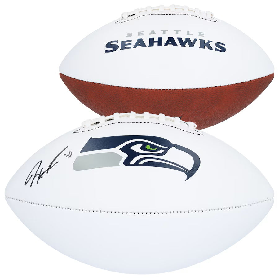 Jaxon Smith-Njigba Autographed Seattle Seahawks Football with Official NFL Logo - Perfect for Collectors, Fans, and Game Day Decor
