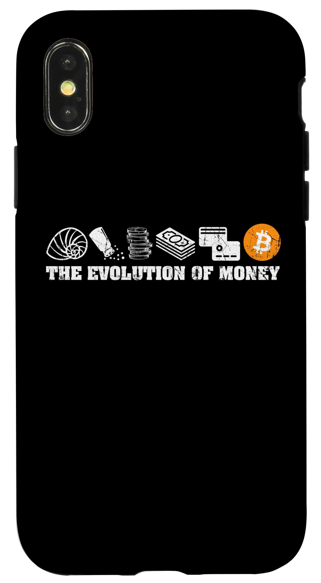 Bitcoin Lover iPhone X/XS Case - Cryptocurrency Themed Protective Phone Cover for Bitcoin Enthusiasts | Perfect for Crypto Trading, Tech Conferences & Digital Currency Fans