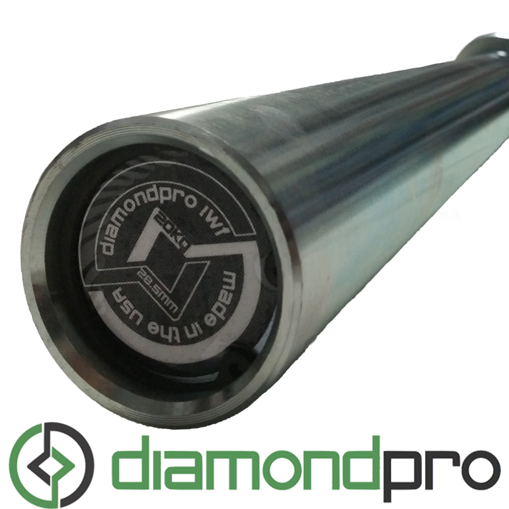 20kg Next Gen Bearing Bar by The Wright Bar - Heavy Duty Gym Equipment for Weightlifting & Strength Training (Made in USA) - Perfect for Home Gyms & CrossFit Workouts