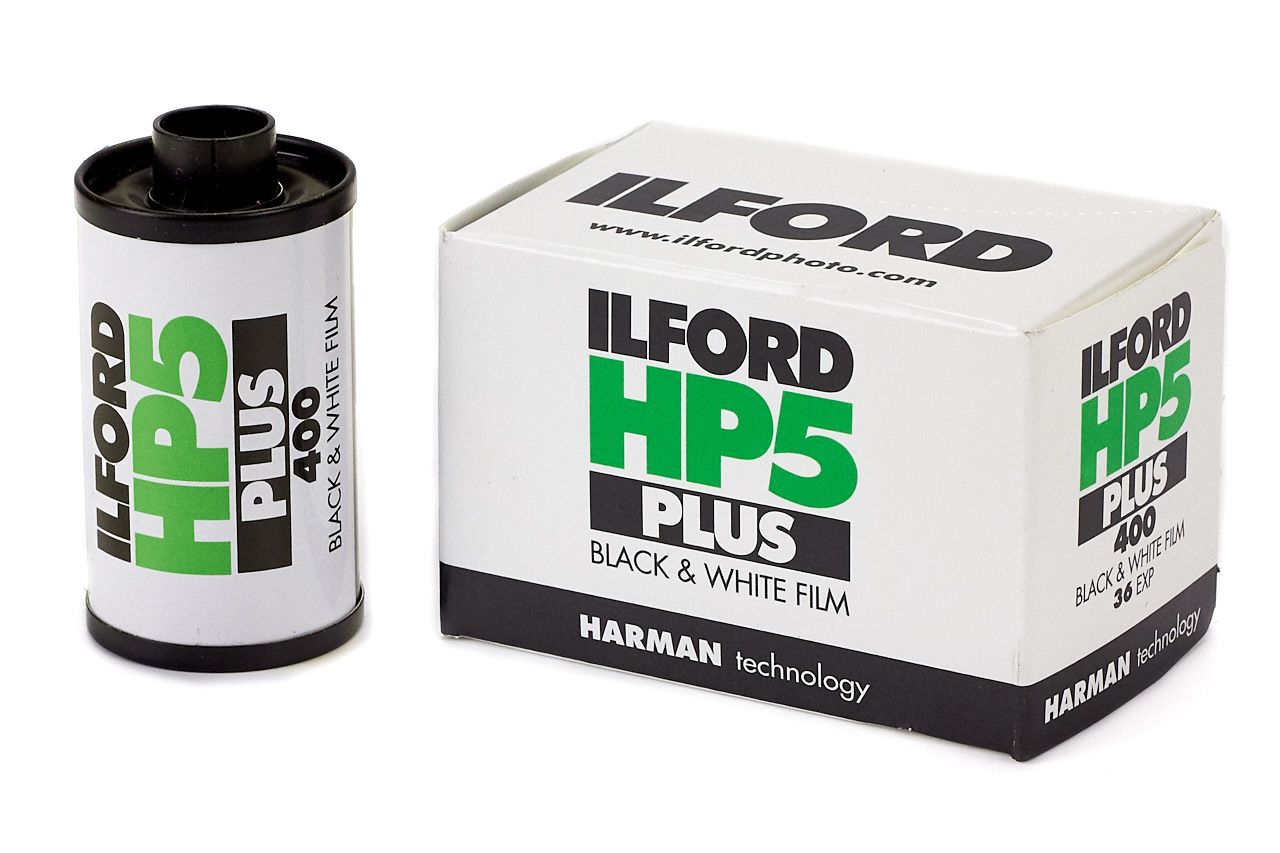 Ilford HP5 Plus 400 Black & White Film - 35mm 36 Exposures (4 Pack) for Street Photography & Low Light Shooting