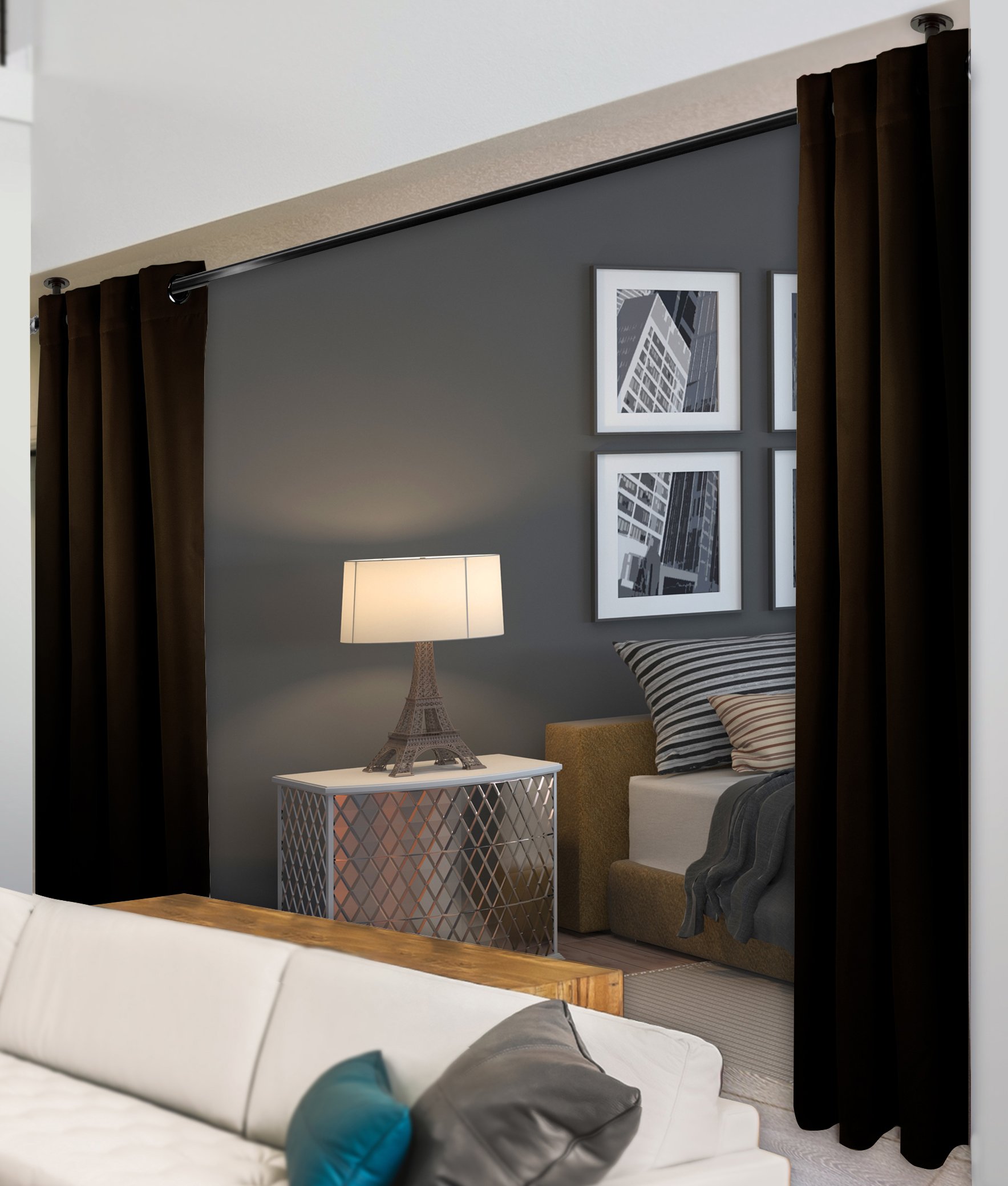 Rod Desyne Thermal Insulated Blackout Curtains with Metal Grommets - 180
