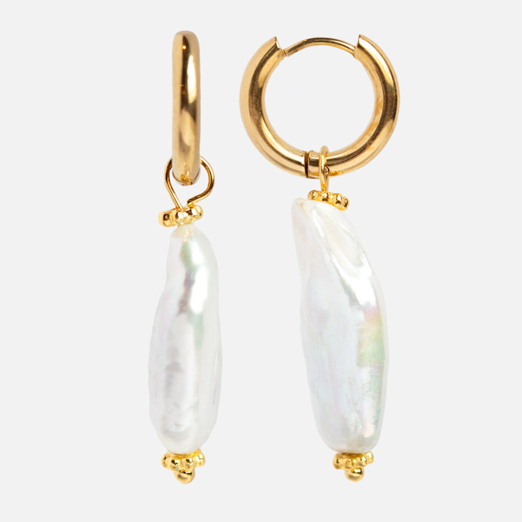 Valencia Earrings for Women - Elegant Gold Hoop Earrings, Hypoallergenic & Lightweight, Perfect for Everyday Wear, Parties & Gifts