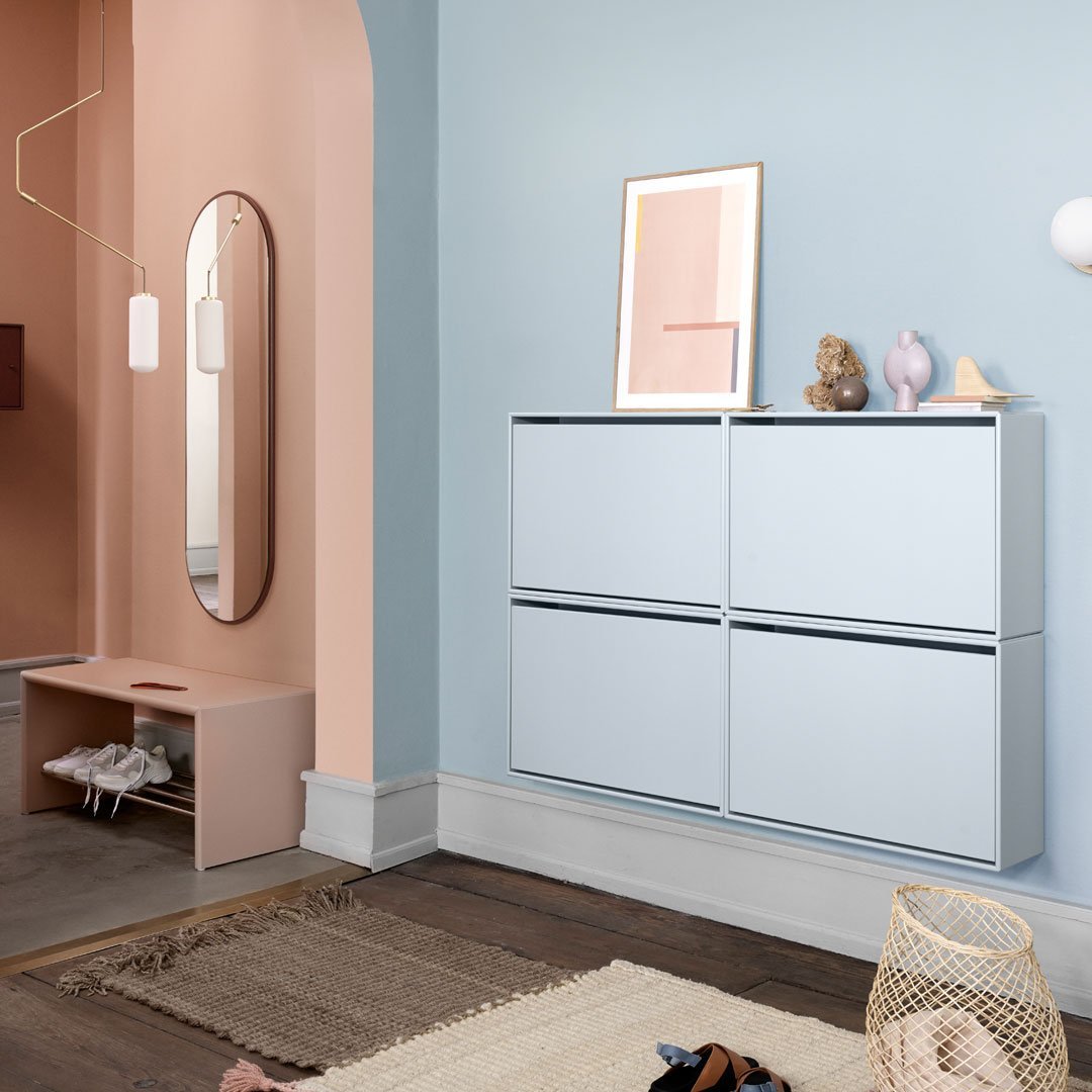 Hall Shoe Cabinet - Modern Entryway Storage Organizer for Shoes, Boots & Accessories | Perfect for Small Spaces, Apartments & Mudrooms | Durable & Space-Saving Design