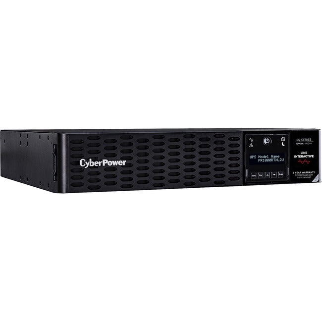 1000VA/1000W UPS Battery Backup - CyberPower PR1000RTXL2U Rackmount Uninterruptible Power Supply for Servers, Network Equipment & Home Office Use