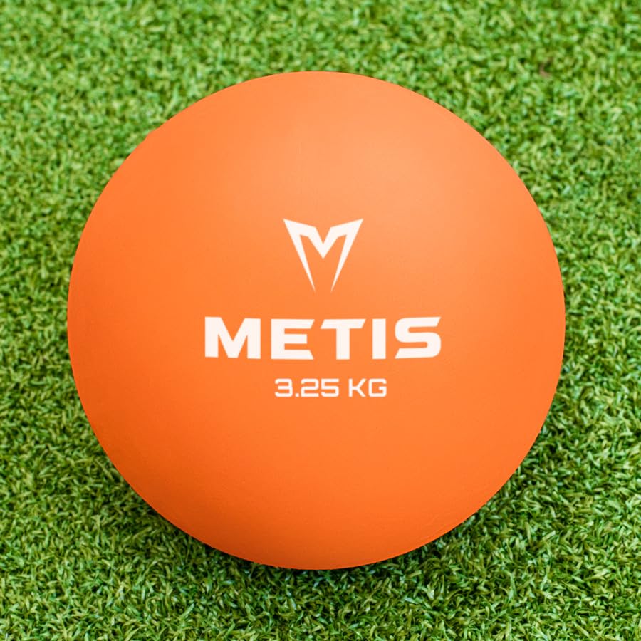 METIS Indoor/Outdoor Rubber Shot Put - 5 Weight Options for Track & Field Training | Perfect for School Athletics, Gym Workouts & Sports Competitions