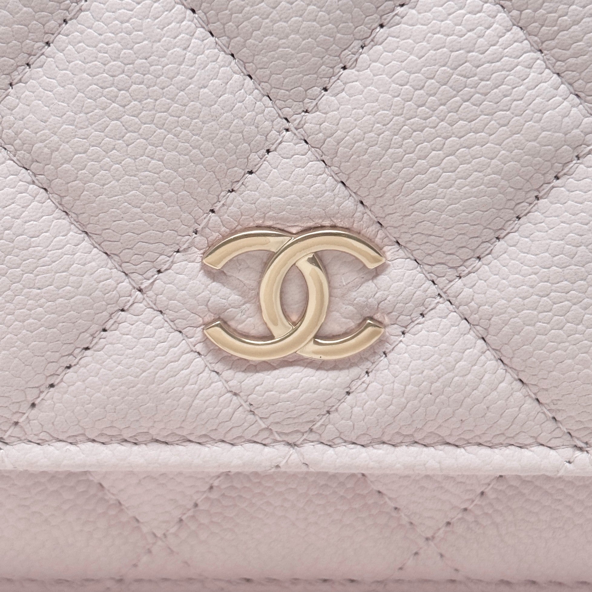Chanel Pink Quilted Caviar Leather Wallet On Chain Crossbody Bag for Women - Perfect for Parties, Date Nights & Everyday Use