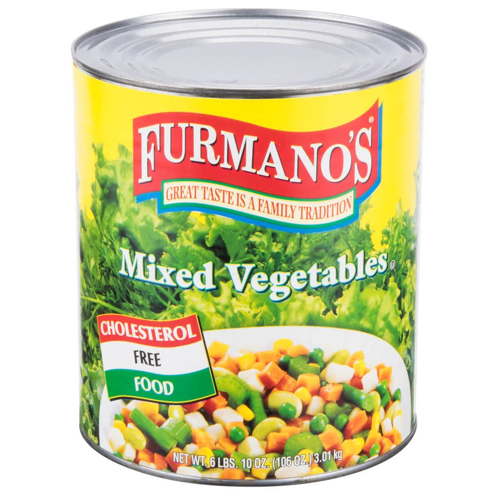 Premium Mixed Vegetables - #10 Can (6/Case) | Bulk Frozen Vegetables for Restaurants, Catering & Meal Prep | TableTop King Brand