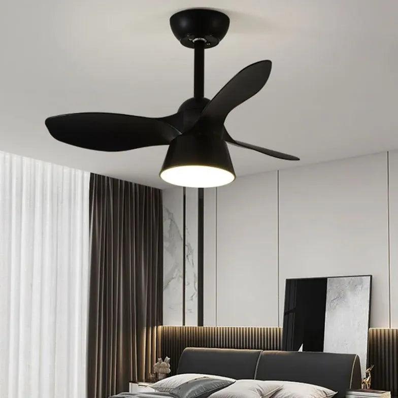3-Blade Modern Ceiling Fan with LED Light - Energy Efficient Quiet Cooling for Bedroom, Living Room & Office