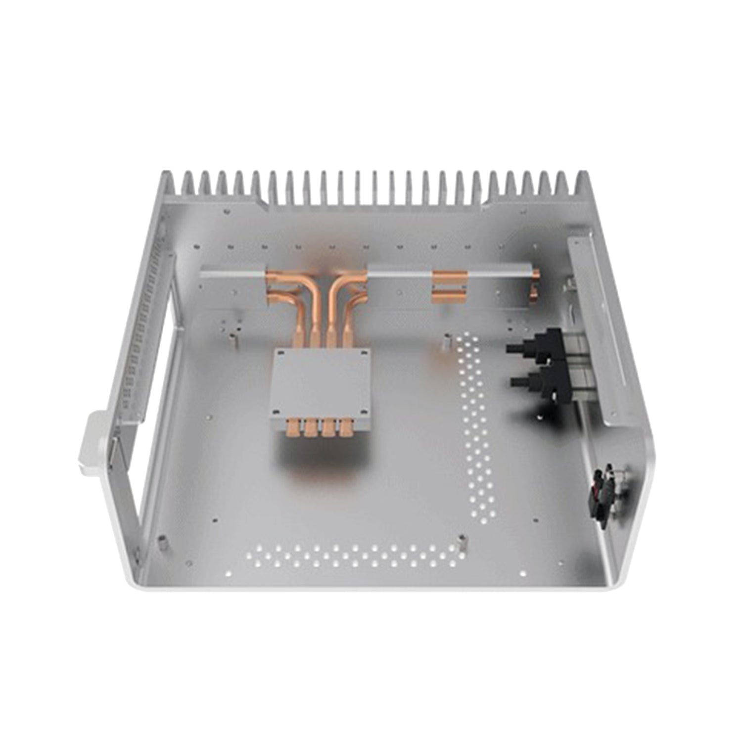 Streacom FC8 Alpha Fanless Mini-ITX PC Case - Ultra Silent Computer Chassis for Home Theater & Office Workstation