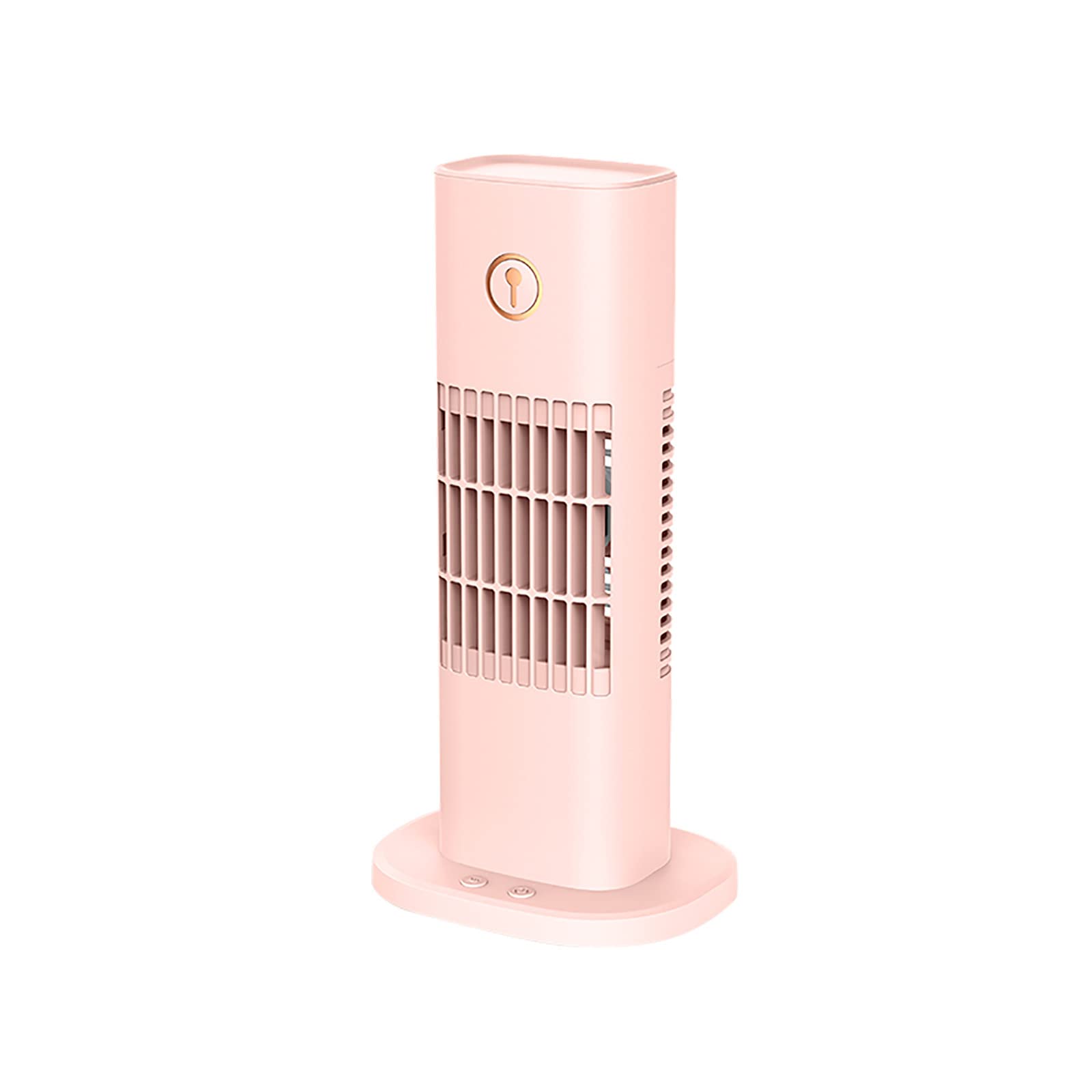 Portable Rechargeable Air Cooler Fan - 3 Speed Modes, Desktop Humidifier & Evaporative Cooler for Home, Office, Bedroom - Pink Personal Cooling Fan for Summer, Outdoor, Camping & Travel