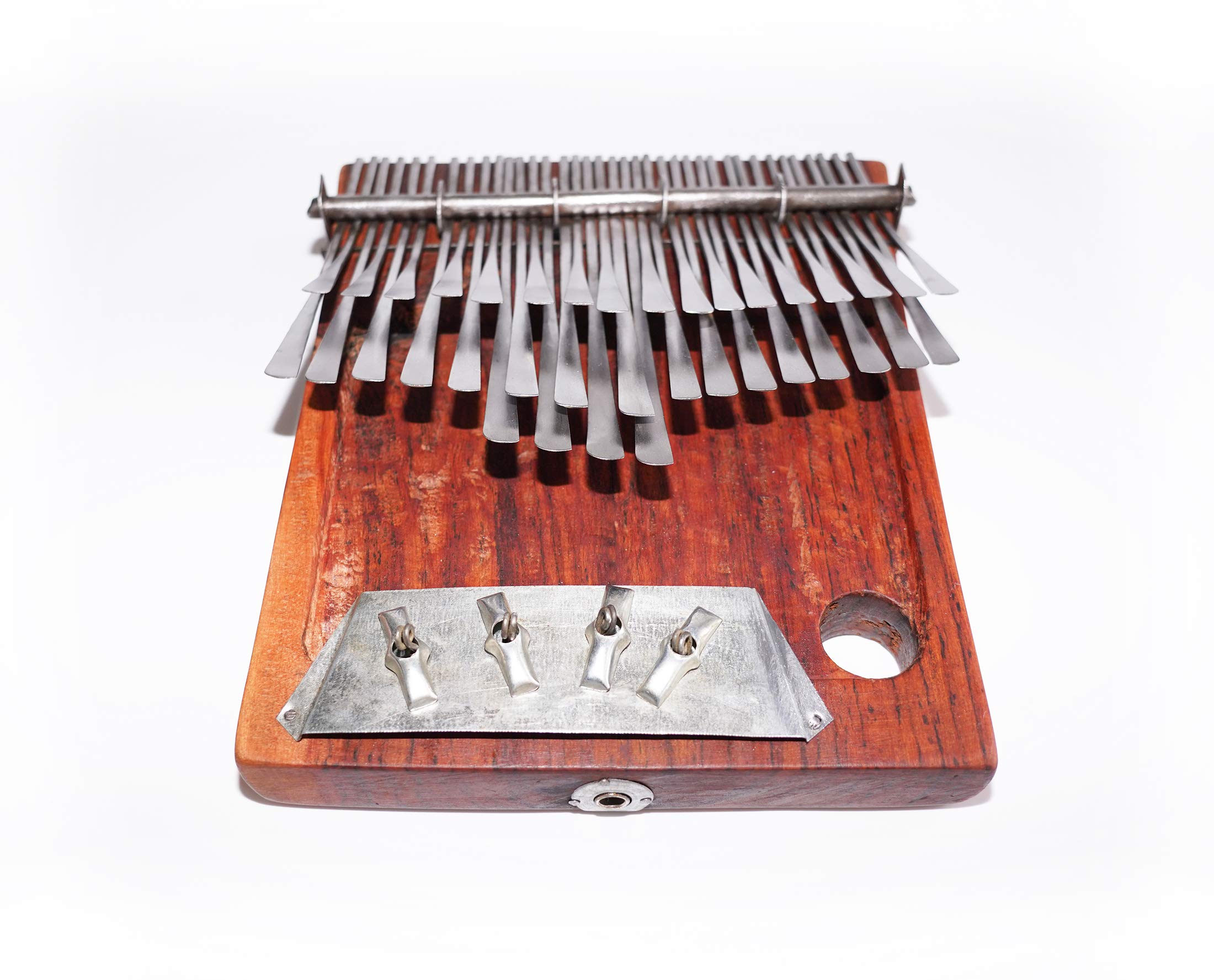 37-Key Shona Njari Electric Mbira Finger Piano - Handmade Kalimba from Zimbabwe | Authentic African Musical Instrument for Meditation, Music Therapy & Cultural Performances