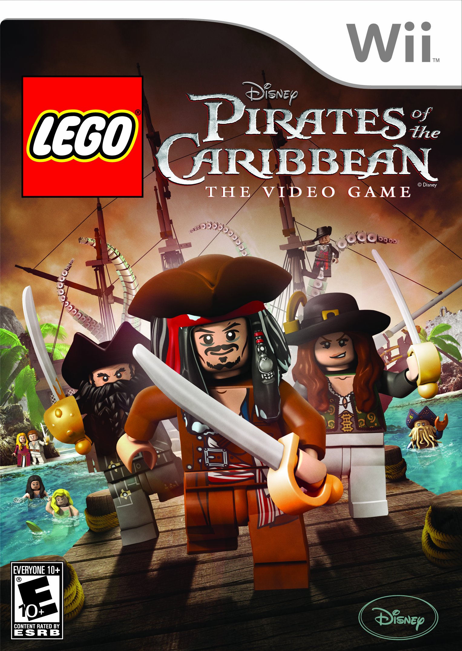 LEGO Pirates of the Caribbean Video Game for Nintendo Wii - Action-Adventure Game for Kids & Family - Perfect for Game Nights & Disney Fans