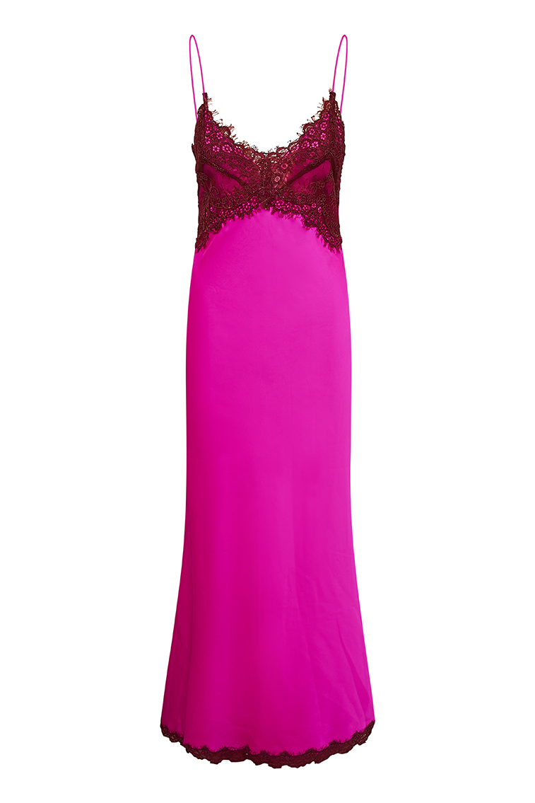 Ameliane Lace Trimmed Slip Dress - Elegant Women's Nightgown & Lingerie for Special Occasions, Date Nights & Boudoir Photography