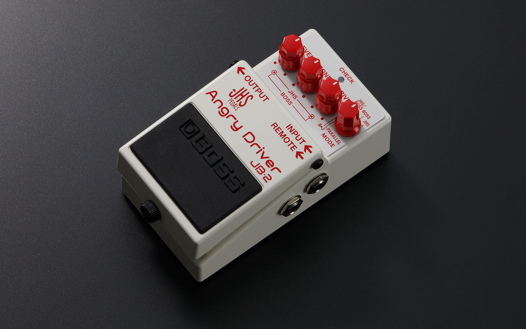 Boss JB-2 Angry Driver Compact Guitar Effects Pedal - Dual Overdrive & Distortion for Electric Guitar, Bass, and Studio Recording