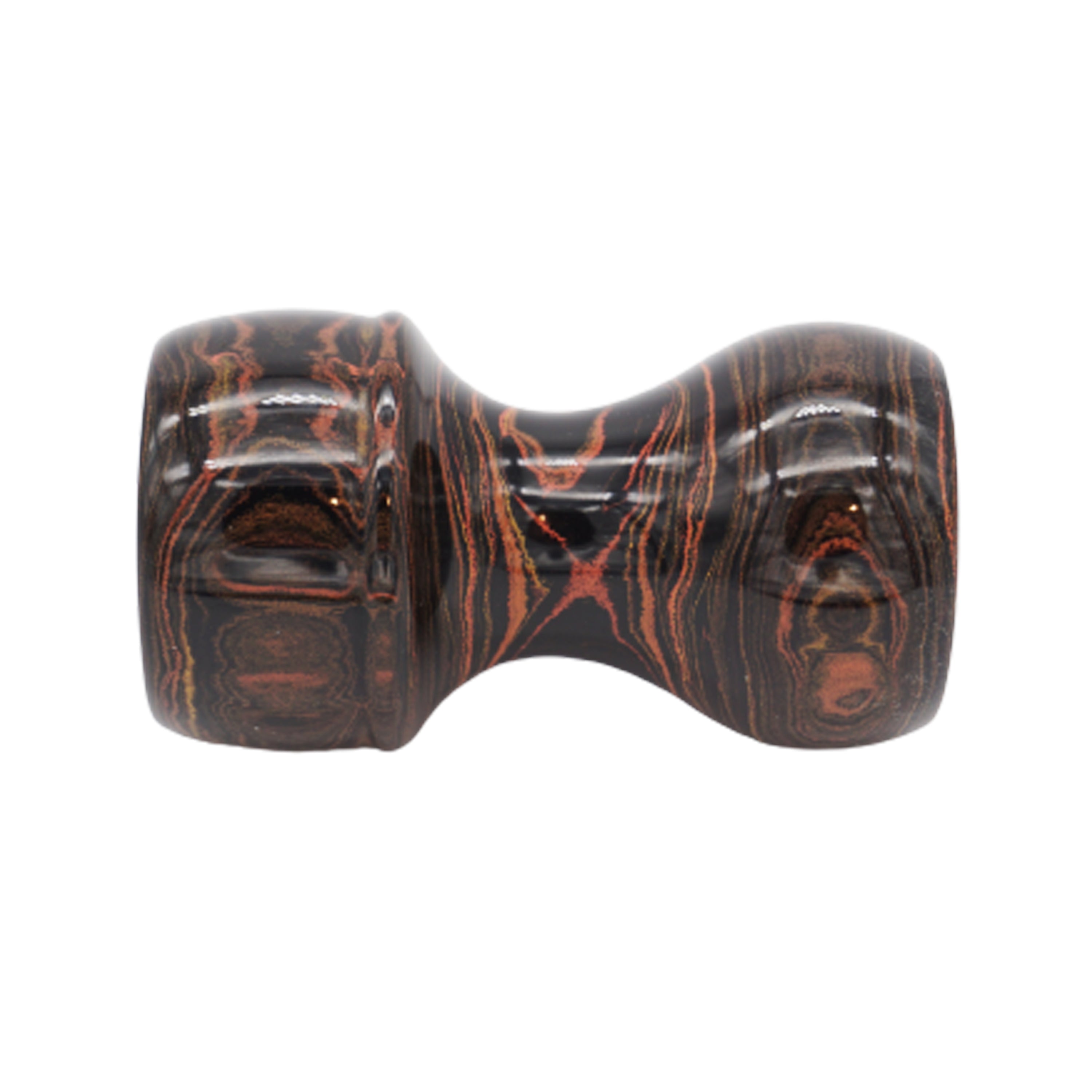 Premium Handmade Honey Ebonite Shaving Brush Handle - Compatible with 24mm & 26mm Shaving Brush Knots - Perfect for Wet Shaving, Barber Shops & Grooming Kits