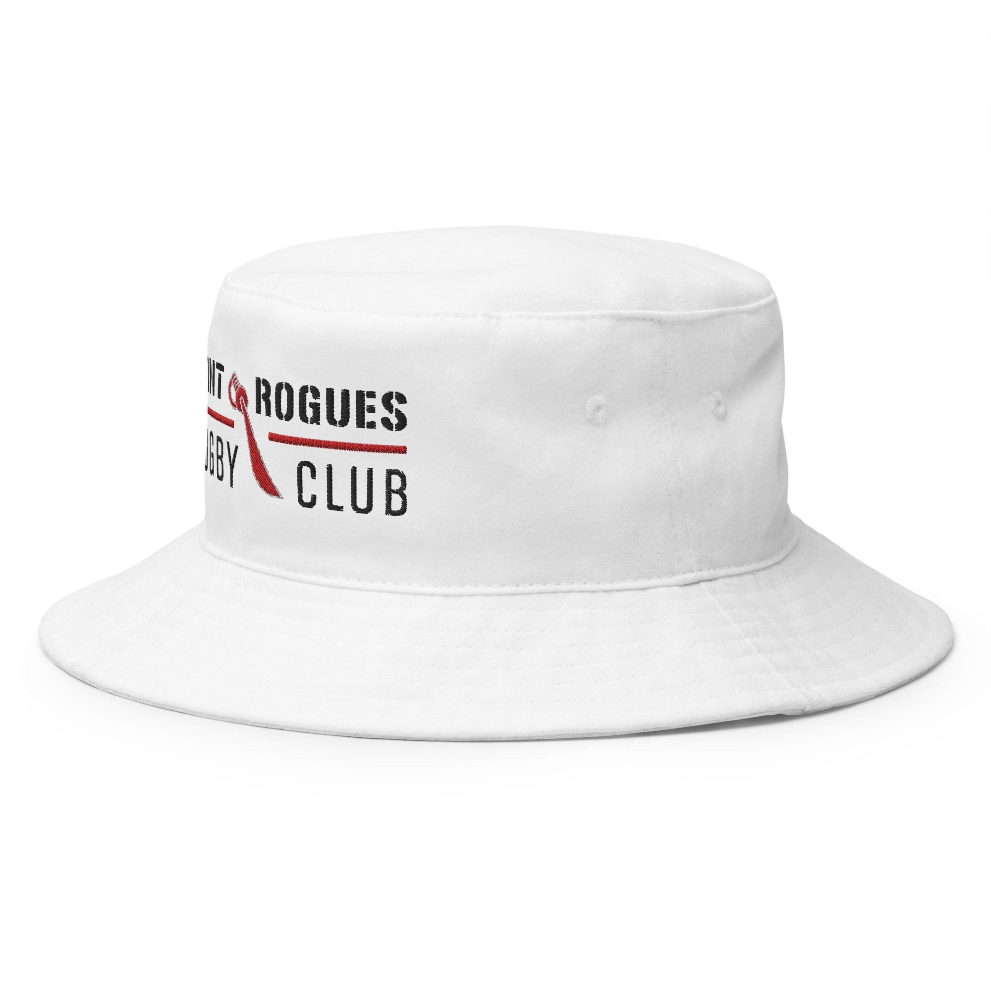 Flint Rogues RFC Bucket Hat for Men & Women - Adjustable Cotton Sun Hat for Outdoor, Fishing, Hiking & Beach - Trendy Unisex Summer Cap with UPF Protection