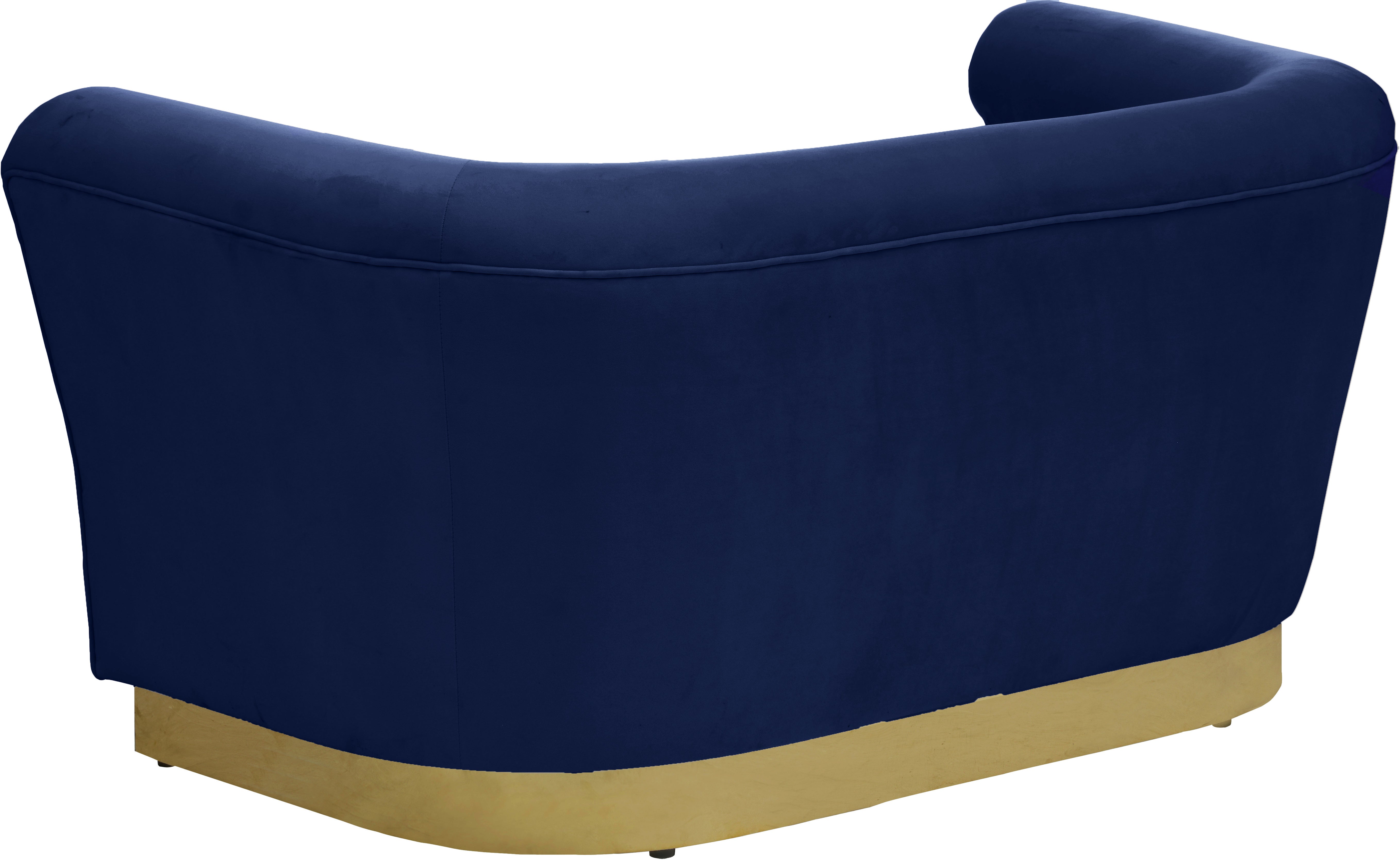 Bellini Velvet Loveseat - Modern Small Sofa for Living Room, Apartment & Office | Soft Upholstered 2-Seater Couch with Sturdy Wooden Legs | Perfect for Cozy Spaces, Small Homes & Reading Nooks