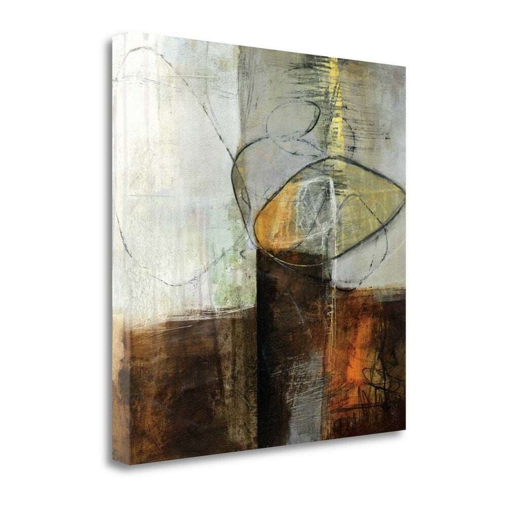 Abstract Pebble IV by Jane Davies - Fine Art Giclee Print on Gallery Wrap Canvas, Ready to Hang Wall Decor for Living Room, Bedroom & Office