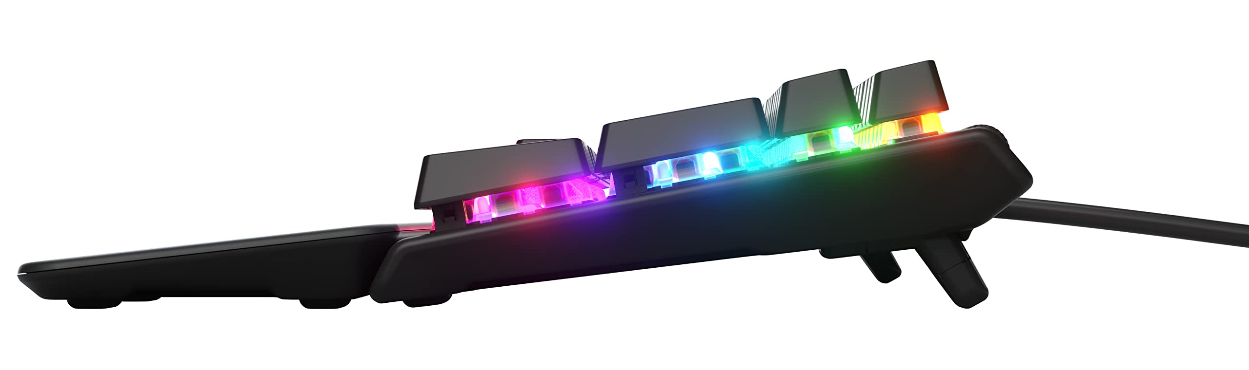 SteelSeries Apex 7 Mechanical Gaming Keyboard with OLED Display - Blue Switches - US QWERTY Layout - Perfect for FPS, MOBA & Esports Gaming