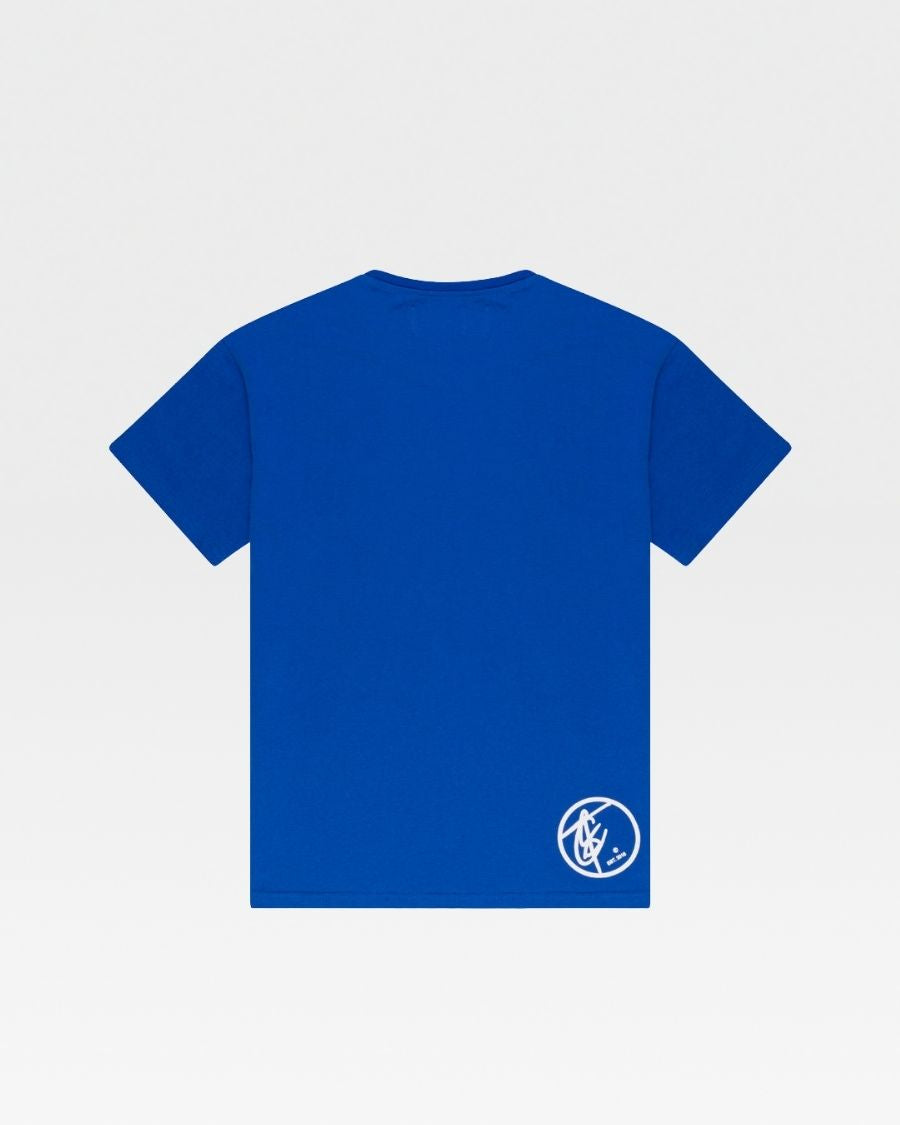 California Classic Royal Blue Baseball Tee - Vintage Style Short Sleeve T-Shirt for Men & Women | Casual Wear, Sports Fan Apparel, Retro Fashion Outfit