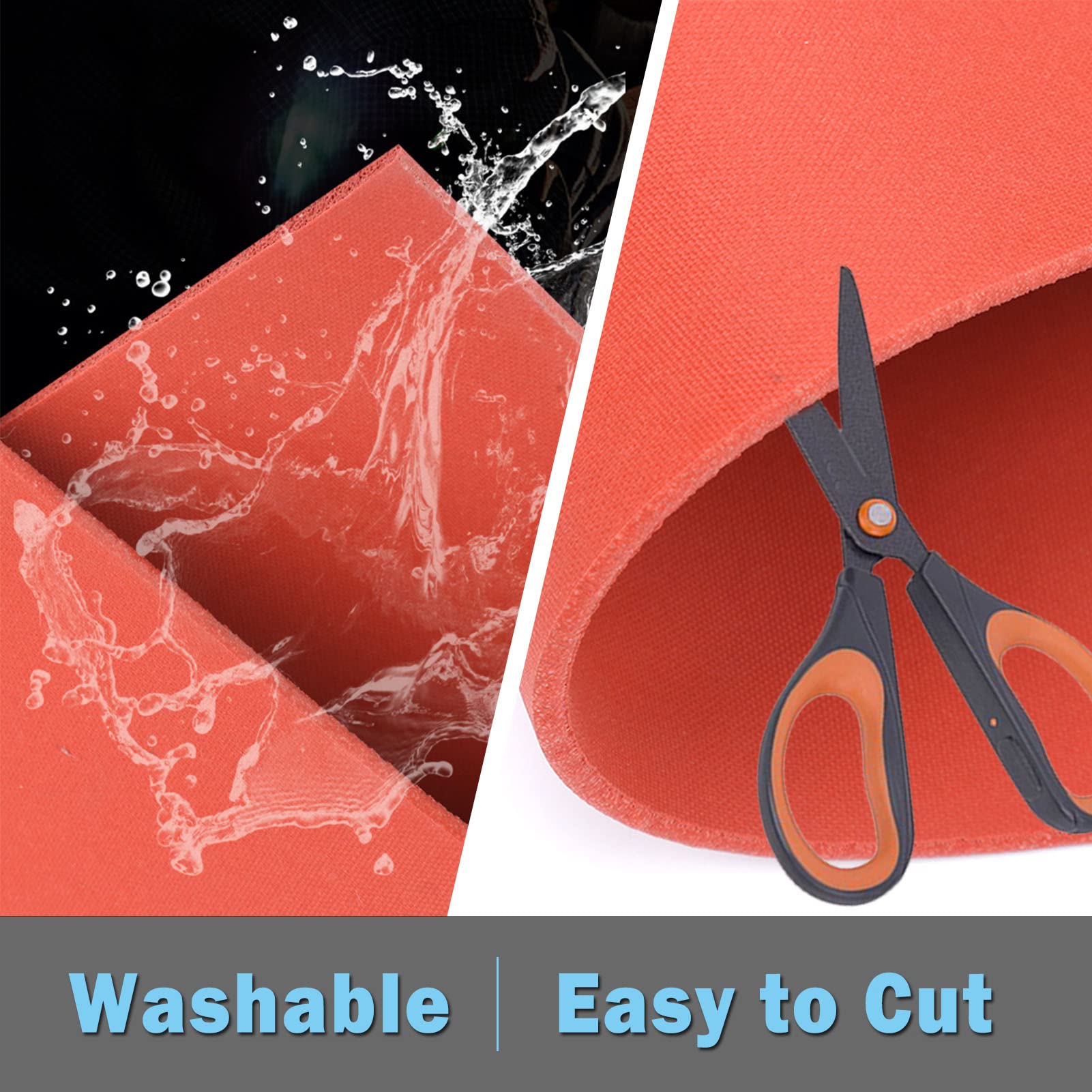 10x12 Inch Silicone Heat Press Mat Pad - 0.3 Inch Thick Sublimation Mat for Heat Transfer Machine - Durable Replacement Pad for T-Shirt, Mug & Hat Pressing - Perfect for DIY Crafts & Small Business Printing