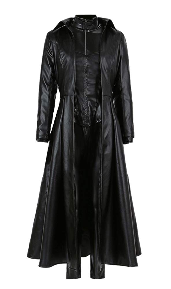Underworld Selene Cosplay Costume - Black Deluxe Vampire Outfit Full Set with Cape & Accessories for Halloween, Cosplay Events & Movie-Themed Parties