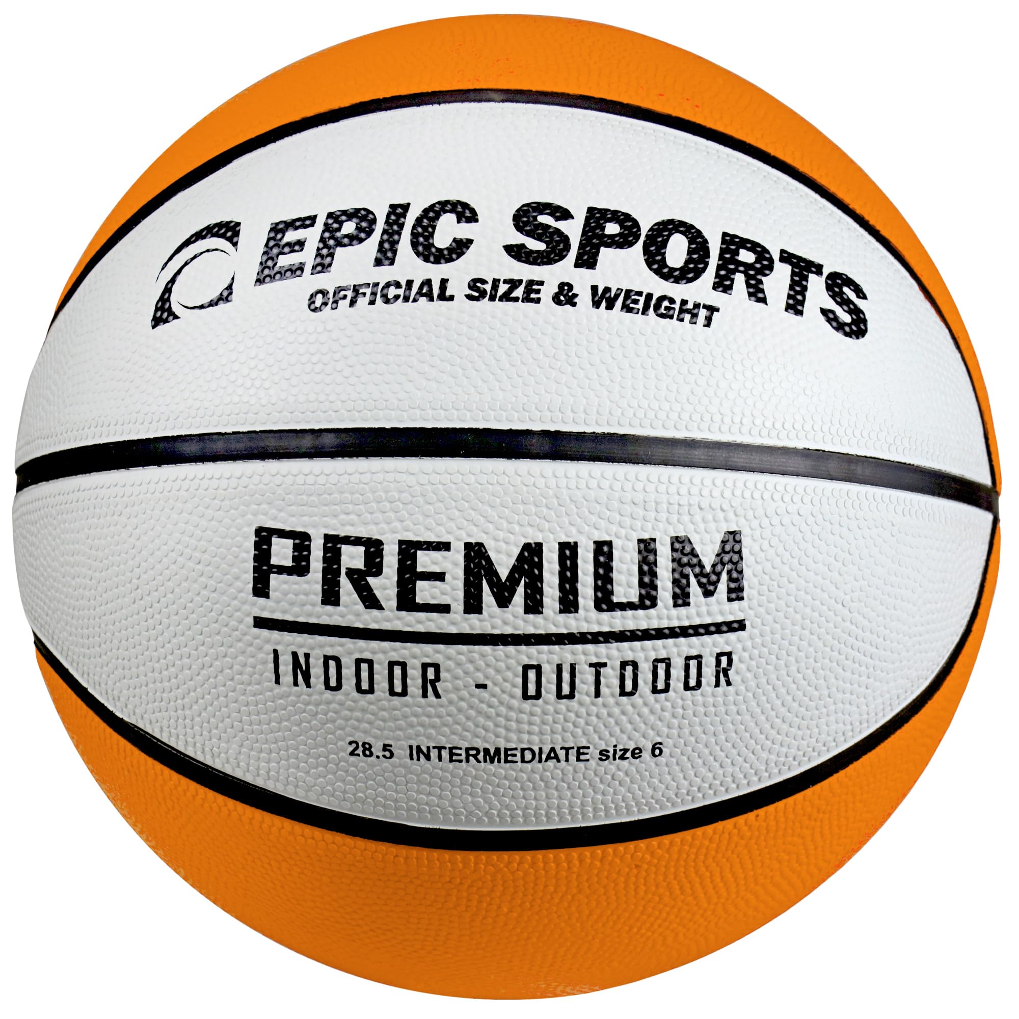 Premium Multi-Color Rubber Basketball for Outdoor & Indoor Play