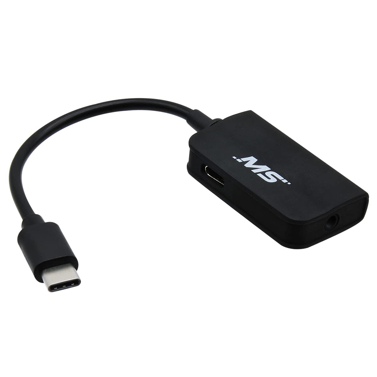MobileSpec MBS05102 USB-C Charger & 3.5mm Audio Adapter - Fast Charging & Hi-Fi Sound for iPhone 15/14/13, MacBook, iPad Pro | Perfect for Travel, Office & Home Use