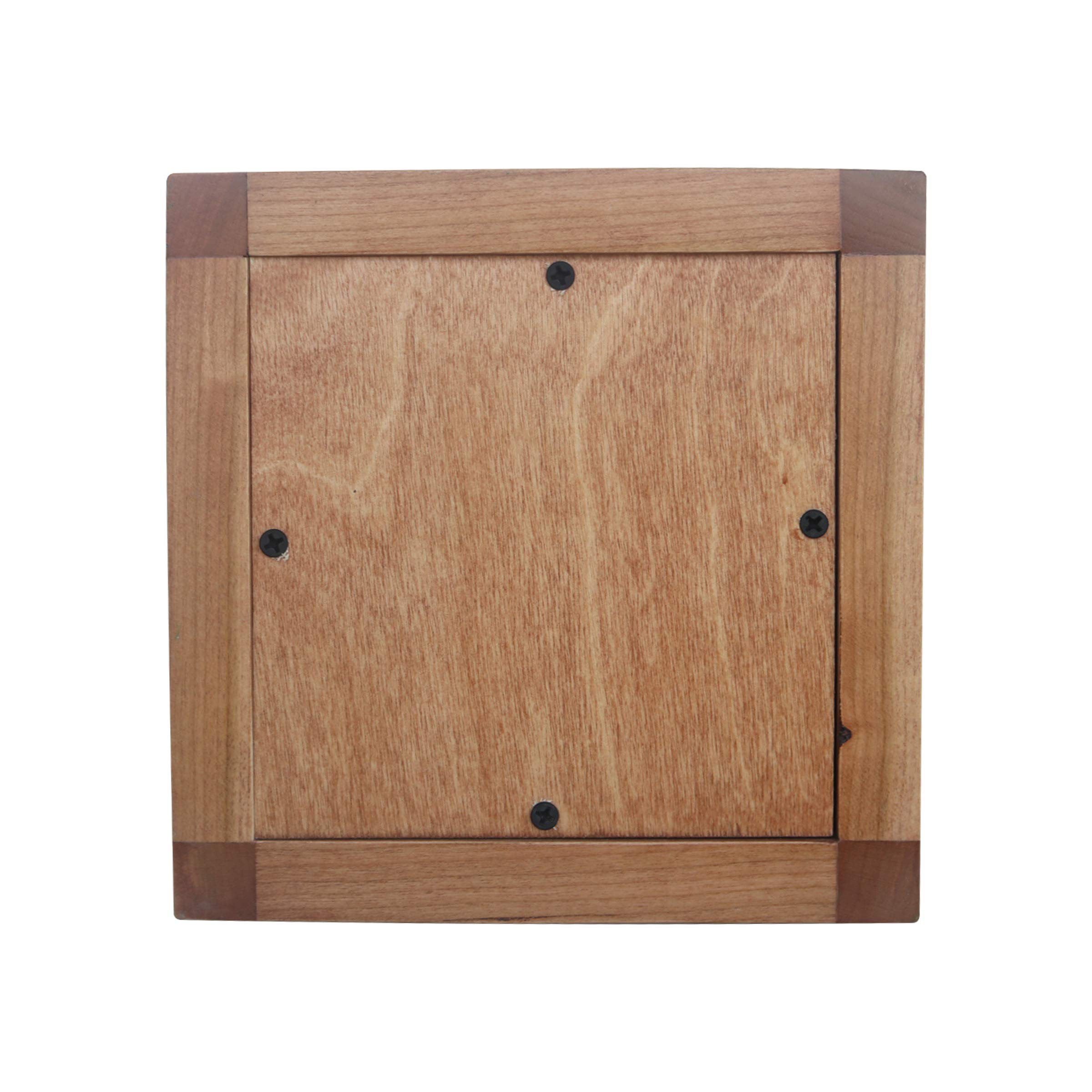 Lifesong Milestones Solid Cherry Wood Cremation Urn for Human Ashes - Memorial Lantern & Sympathy Candle Holder - 6.5”x6.5”x13” - Perfect for Funeral Keepsakes, Memorial Services & Home Remembrance Displays