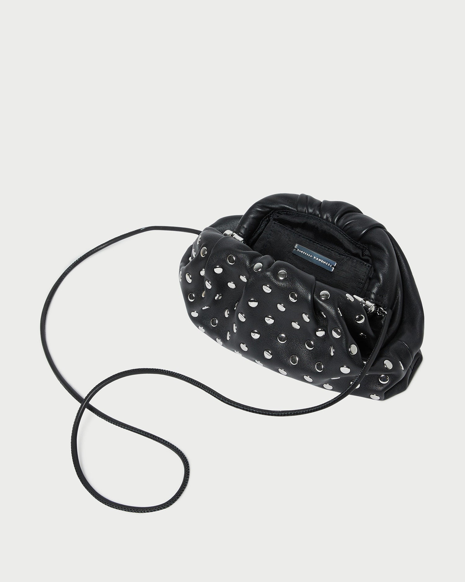Bailey Black & Silver Dome Clutch - Elegant Evening Bag for Women | Perfect for Parties, Weddings & Special Occasions