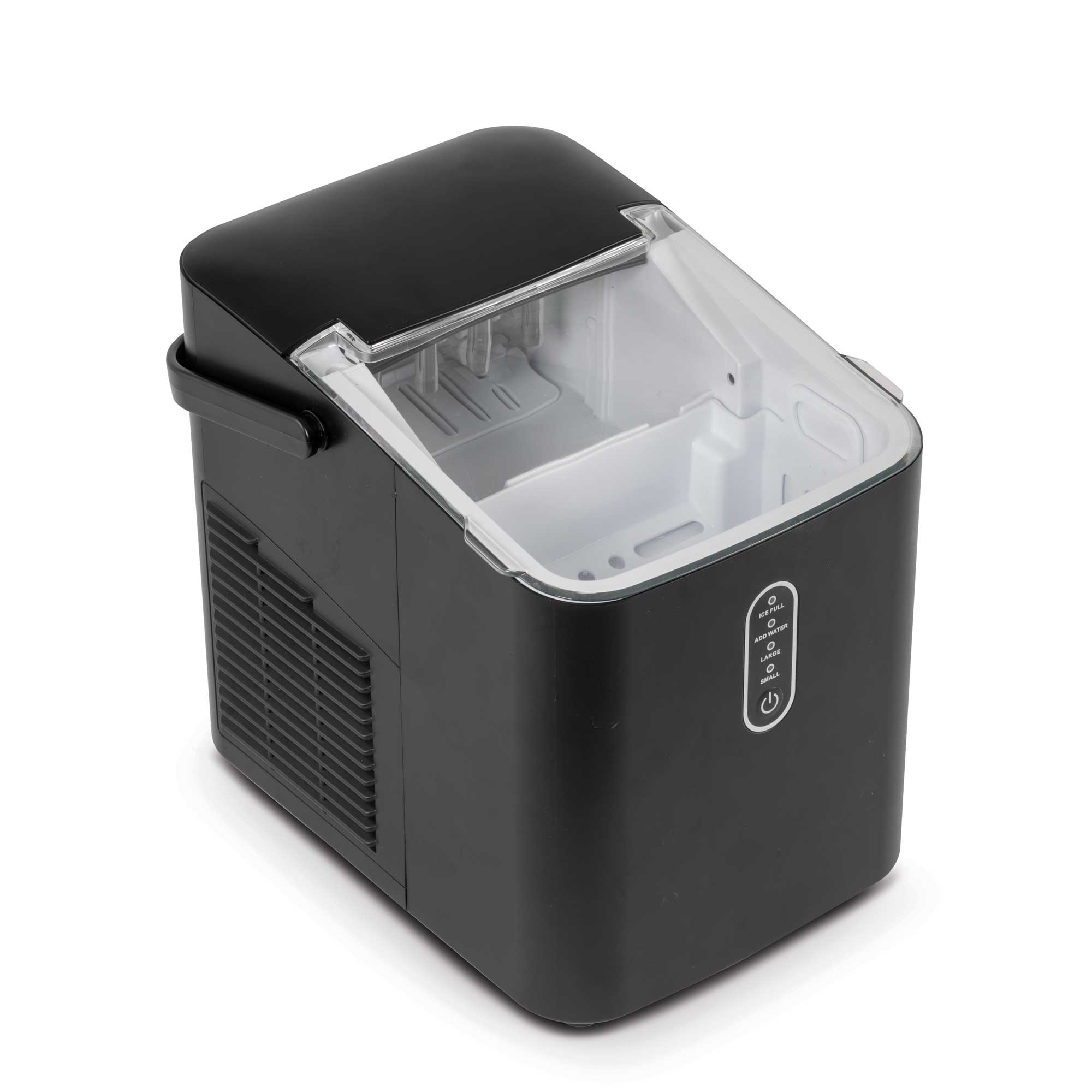 Baridi 12kg/24hr Electric Ice Cube Maker with LED Display - Fast 10 Minute Freeze for Home, Office, and Commercial Use - Perfect for Cocktails, Beverages, and Parties