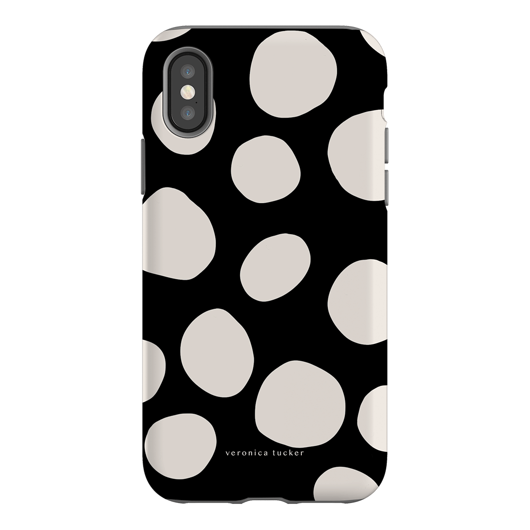 Premium Pebbles Noir Phone Case - Slim Protective Cover for iPhone & Samsung - Perfect for Everyday Use, Travel & Outdoor Activities