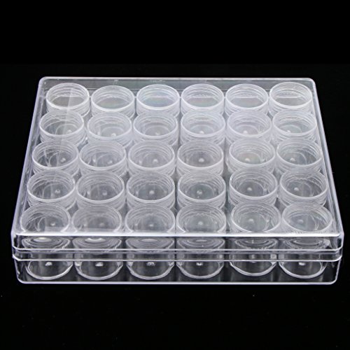 30PCS 6g Refillable Clear Travel Cosmetic Jars - Small PVC Containers with Screw Lids for Makeup, Face Cream, Lip Balm & Eyeshadow | Perfect for Travel, Sample Storage & DIY Beauty Products