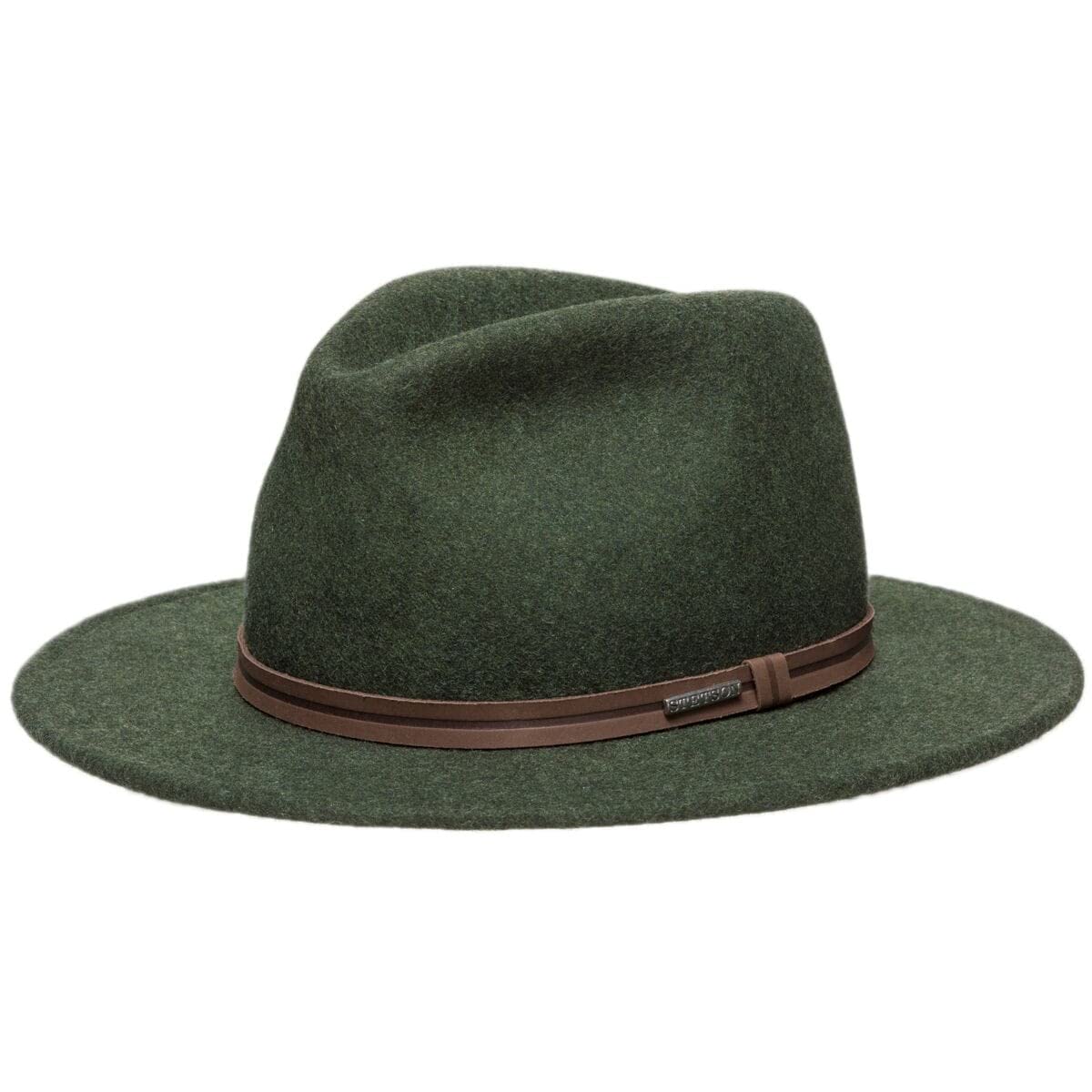 Stetson Explorer Hat for Men - Loden Mix Felt Cowboy Hat - Outdoor Adventure, Hiking & Western Style Fashion