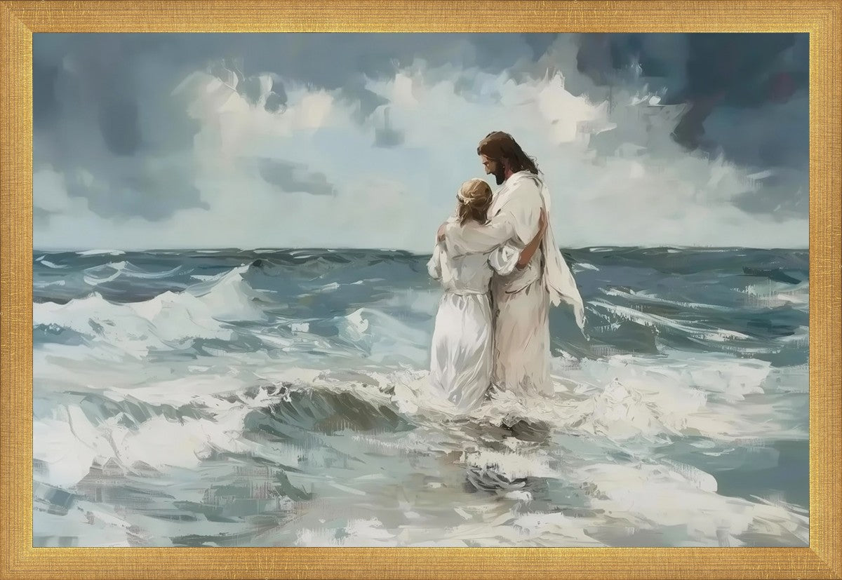 Be Still By Gabriel Heaton - Inspirational Christian Wall Art Decor for Home, Office & Church - Perfect for Prayer Rooms, Bedrooms & Gifts