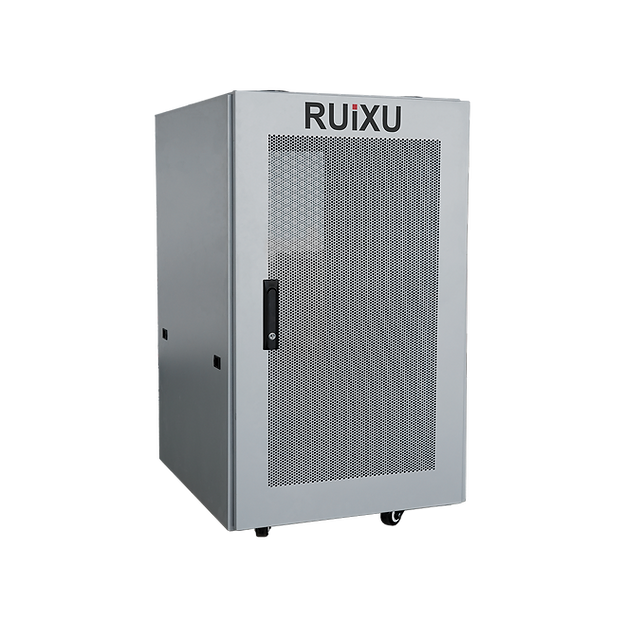 Ruixu 6 Slot Battery Cabinet with Wheels & Busbar - Pre Assembled for Easy Installation | Perfect for Solar Energy Storage, Home Backup Power, and Off-Grid Applications