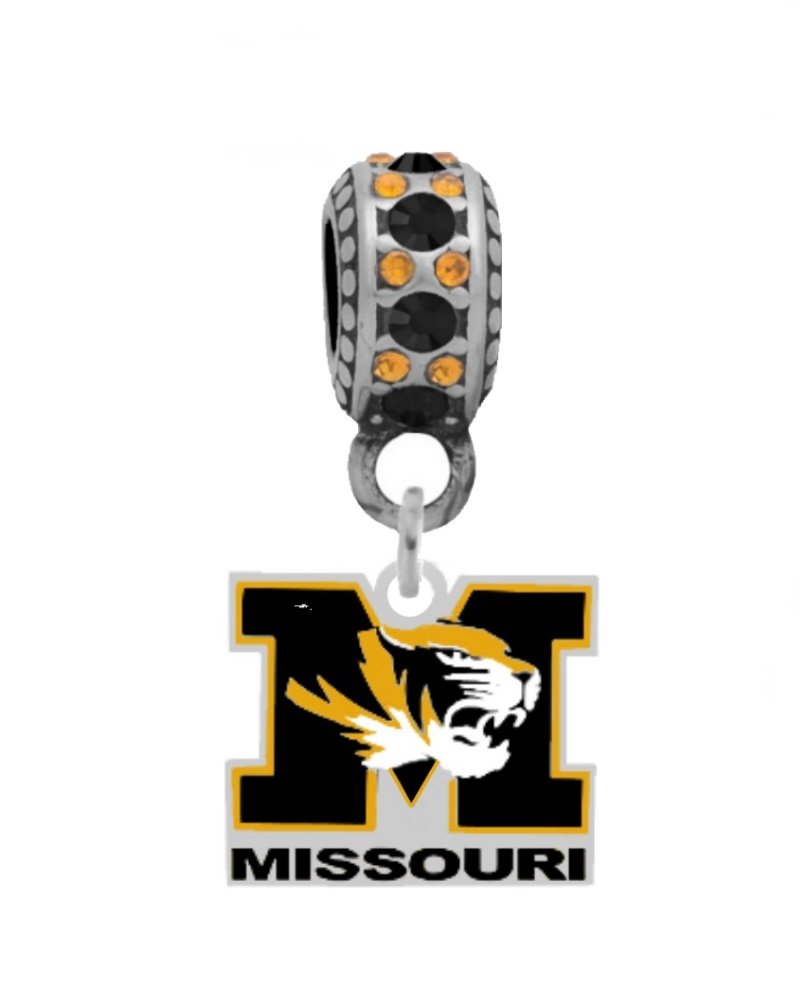 University of Missouri Charm for Pandora Style Bracelets - Perfect for Graduation Gifts, School Pride & Jewelry Collection
