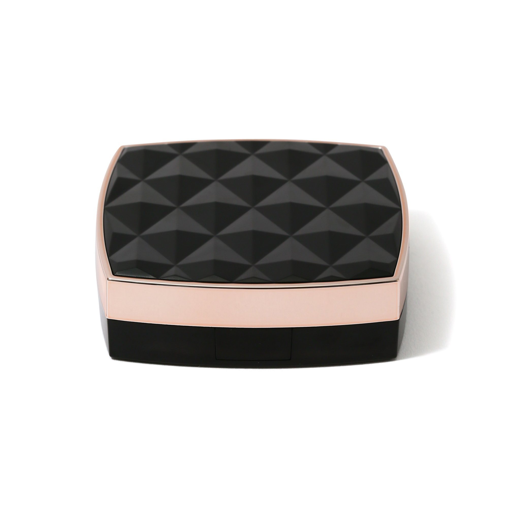 Blanche LED Compact Mirror with Bright Light - Portable Makeup Mirror for Travel, Home, and Vanity - Black