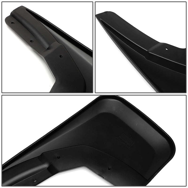 1/8 in. Thick Heavy Duty Mud Flaps for 2014-2018 Chevy Silverado 1500 & 2015-2018 2500/3500HD - Perfect for Off-Roading, Truck Protection & Mud Splash Prevention