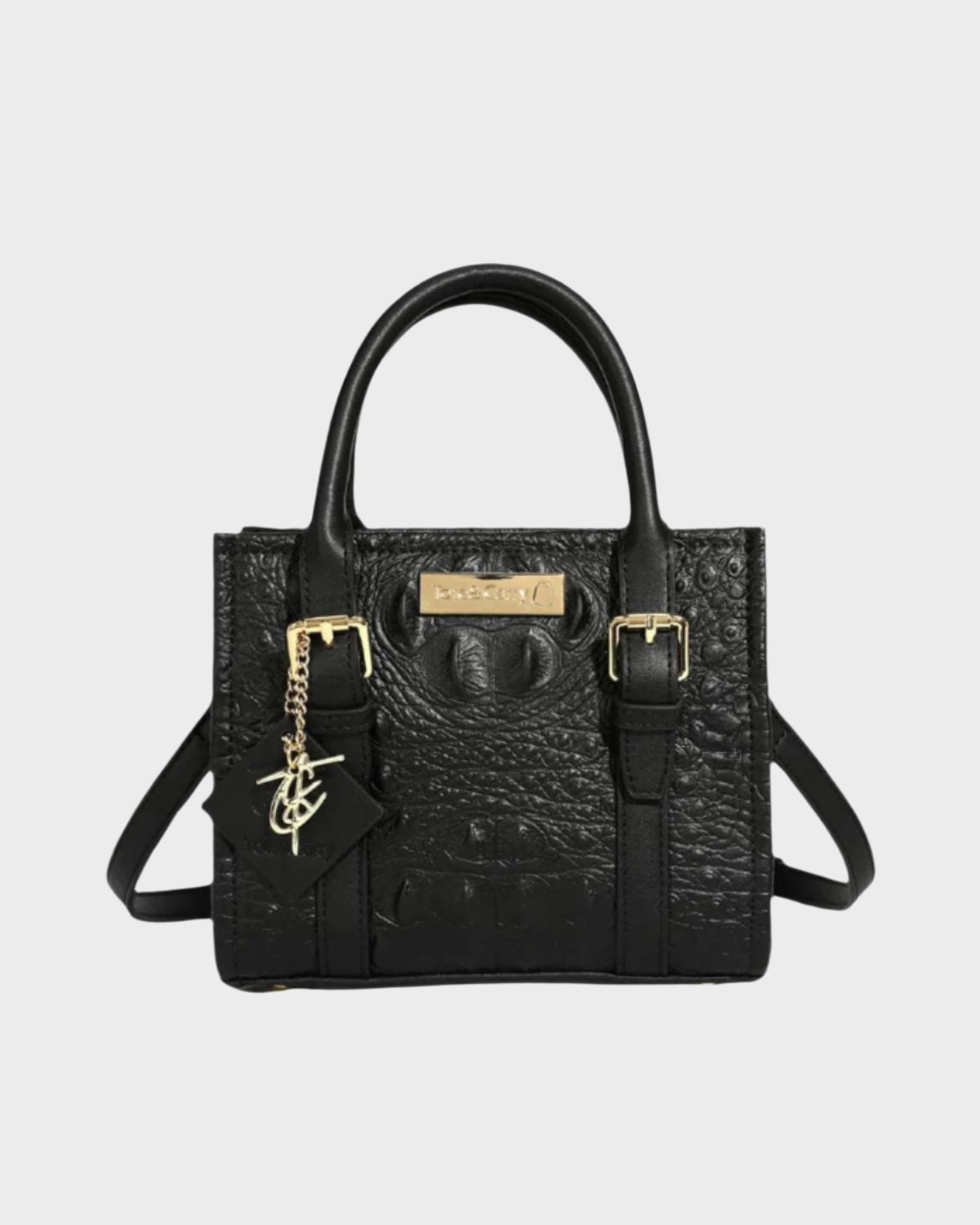 Apollo 2 Mini Tote Bag - Black Crossbody Shoulder Bag for Women | Perfect for Work, Travel & Shopping