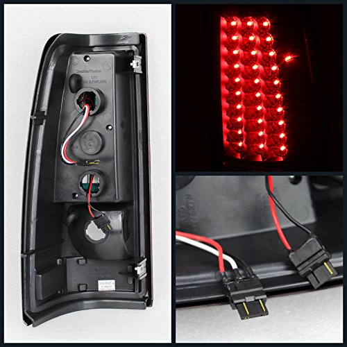 Chevy Silverado 1500 2500 3500 LED Tail Lights (2003-2006) - Euro Style Brake & Tail Lamps for Enhanced Visibility & Style - Perfect for Night Driving & Custom Truck Upgrades