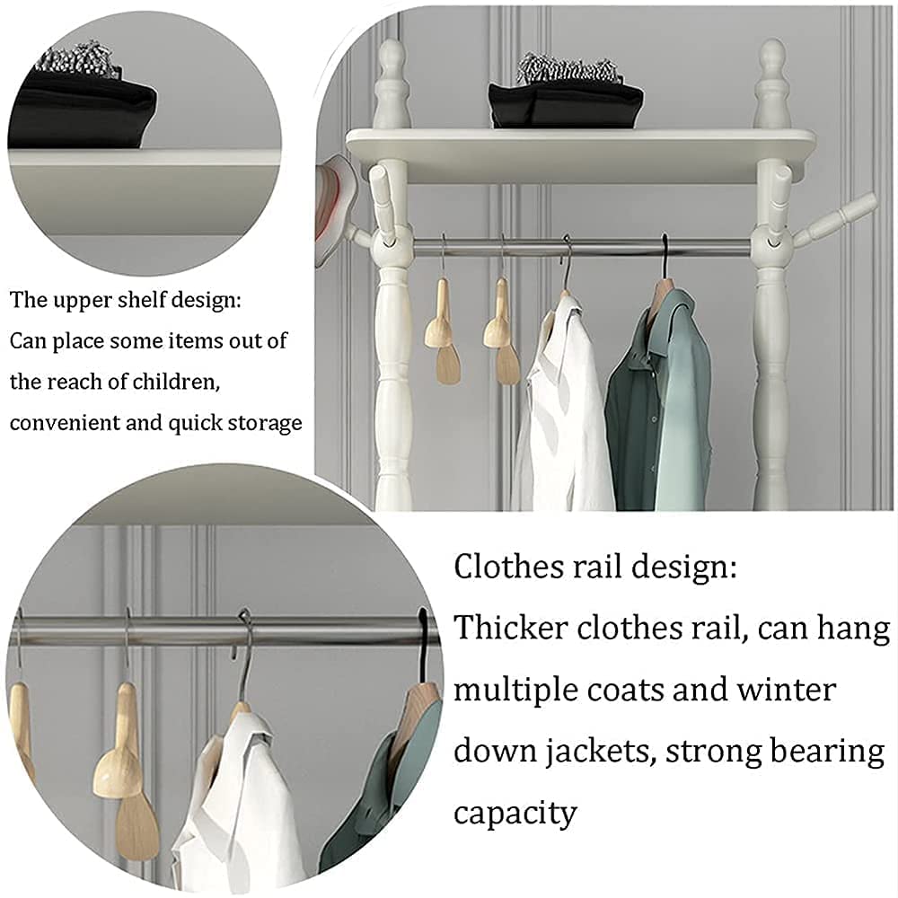Premium Wall Mounted Hooks for Clothes, Shoes, Hats & Handbags - Space Saving Entryway & Bedroom Organizer - Perfect for Hallways, Closets & Dorm Rooms